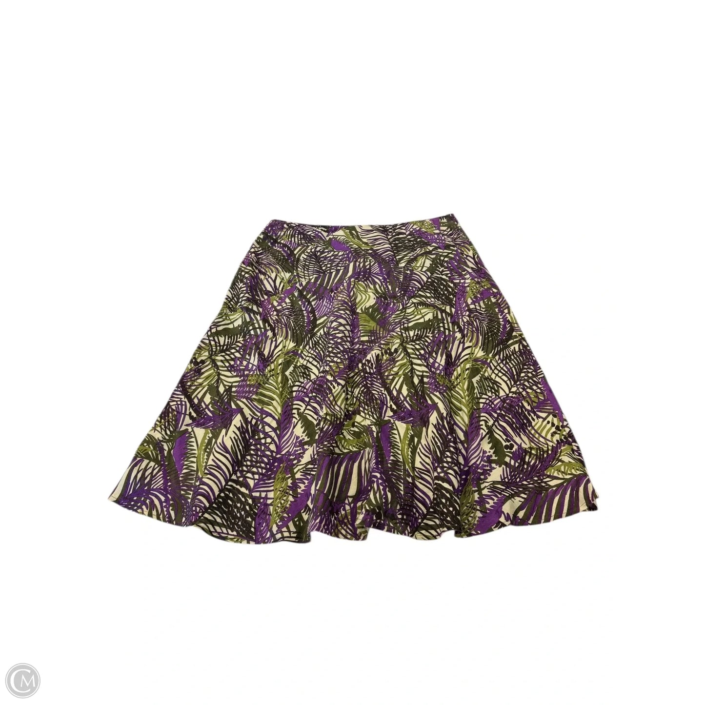 Skirt Midi By Charter Club In Tropical Print, Size: 10