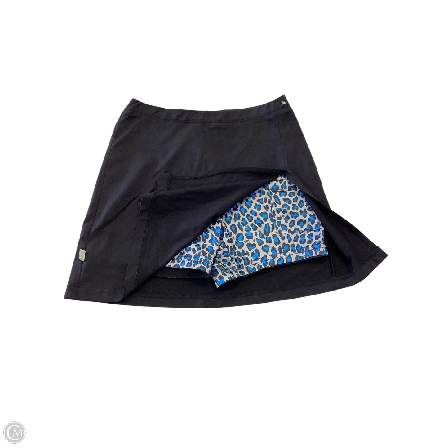 Athletic Skort By Clothes Mentor In Animal Print and black, Size: Xs