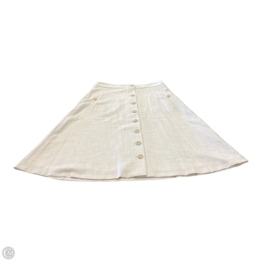 Skirt Midi By Calvin Klein In Tan, Size: 6p