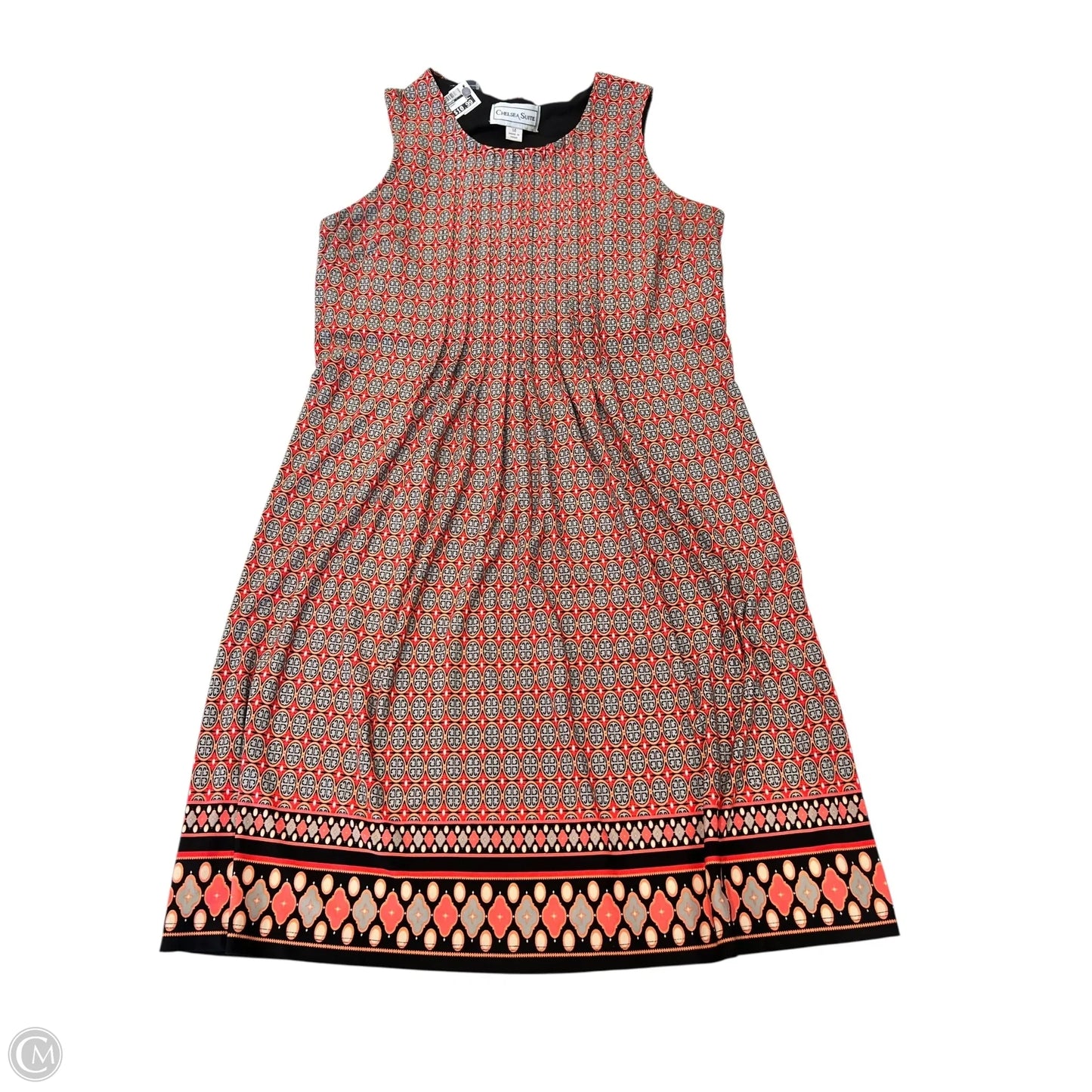 Dress Casual Short By Clothes Mentor In Orange, Size: 14
