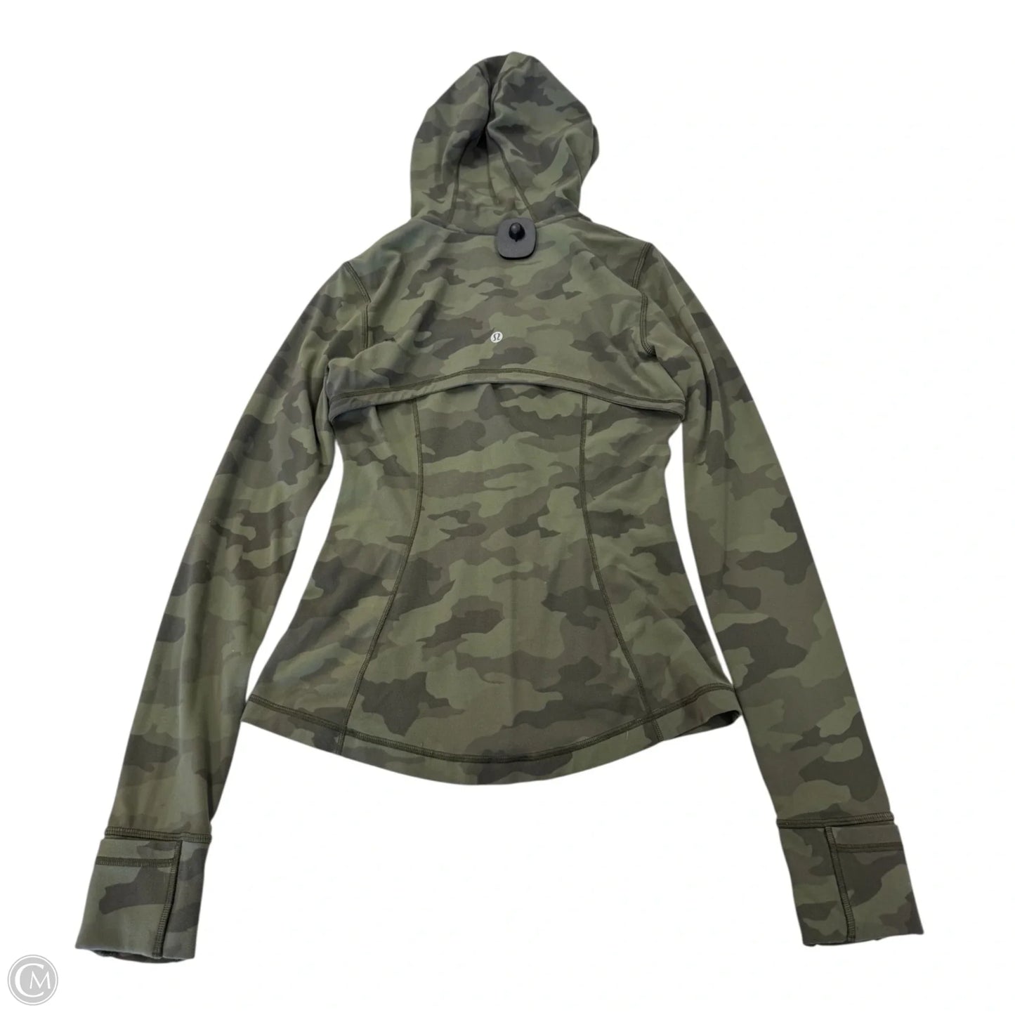 Athletic Jacket By Lululemon In Camouflage Print, Size: 4
