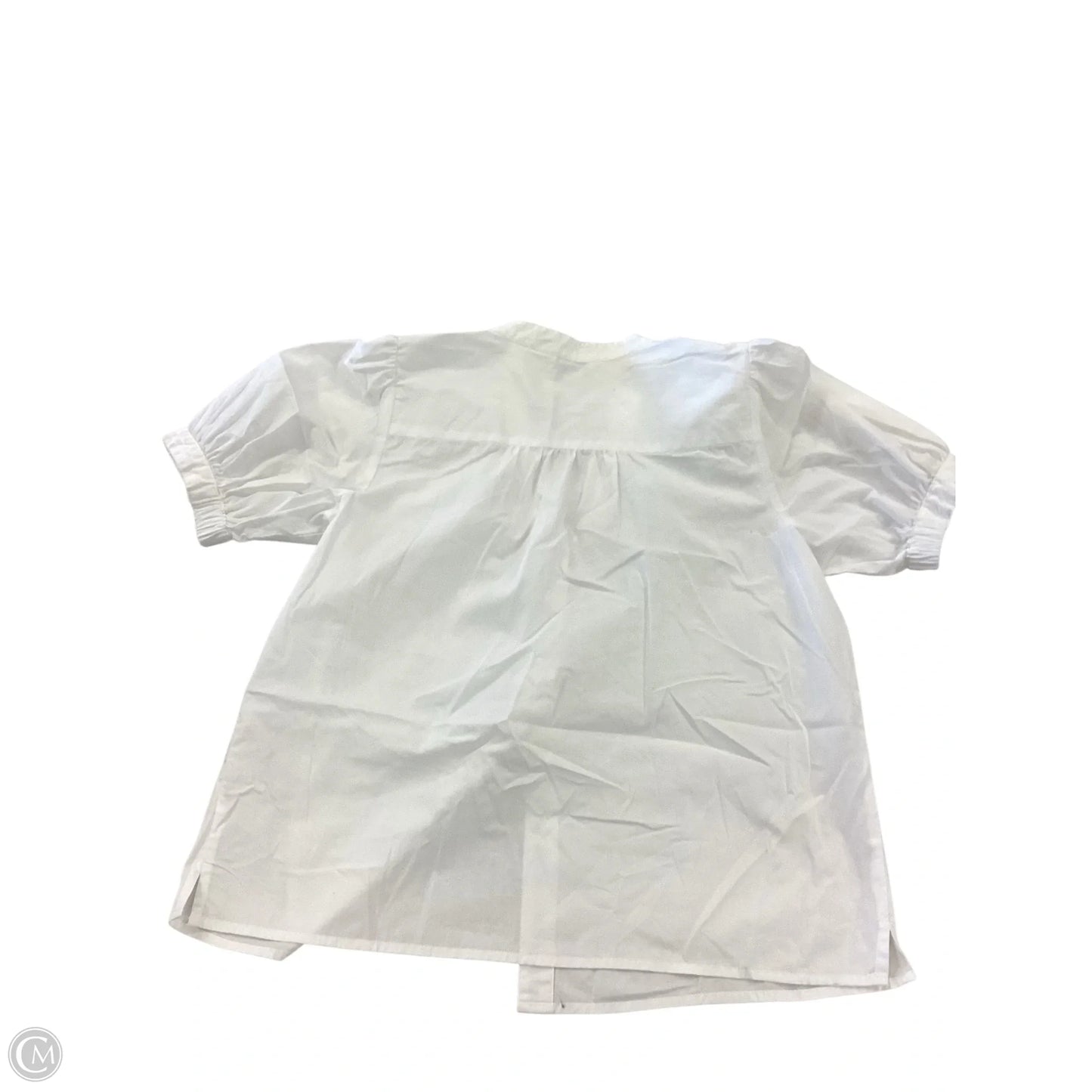 Top Short Sleeve By Nine West In White, Size: M