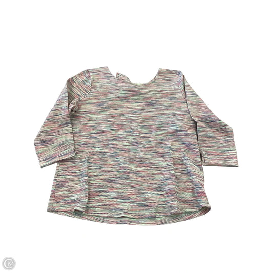 Top Long Sleeve By Talbots In Multi-colored, Size: Mp