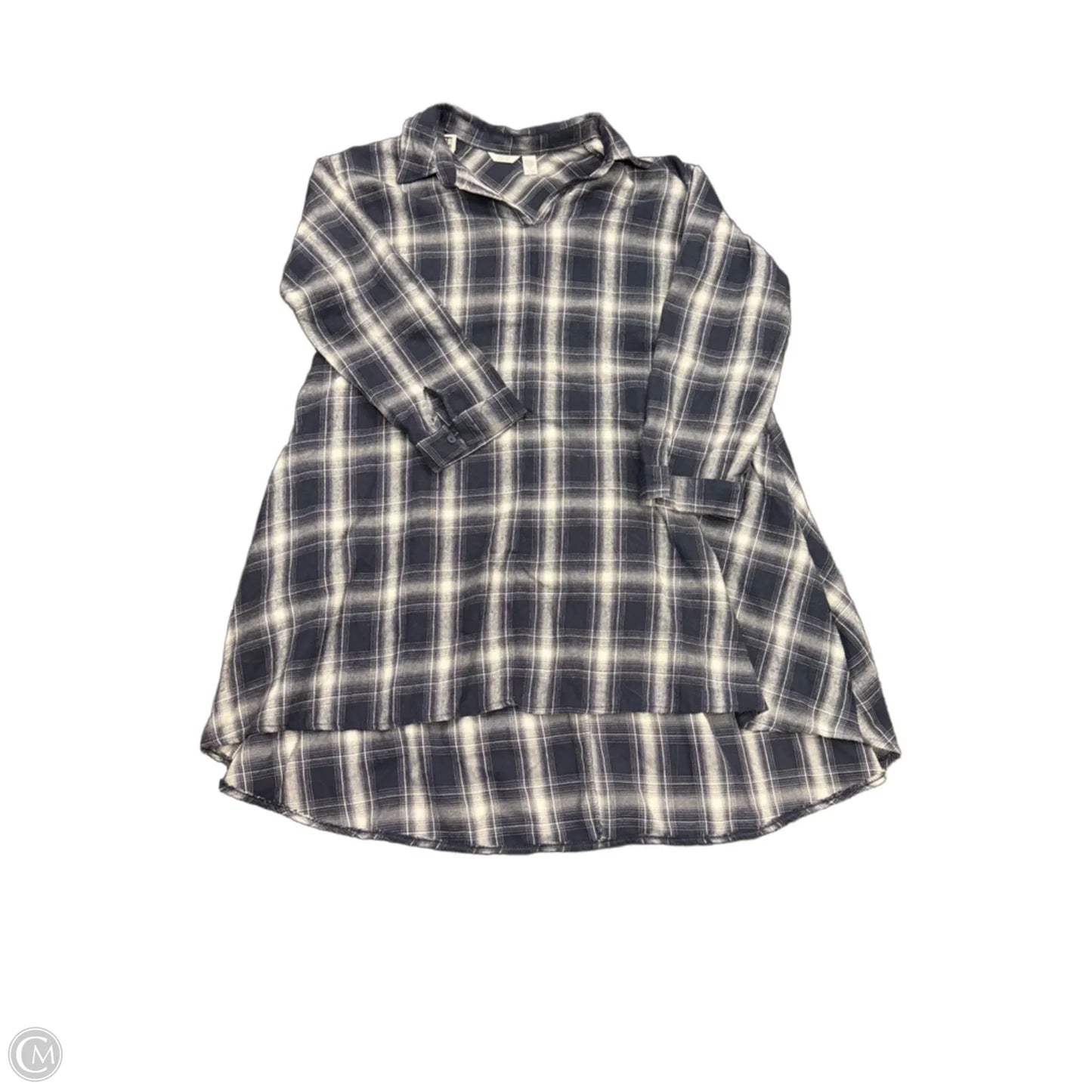 Dress Casual Short By Kaktus In Plaid Pattern, Size: Xl