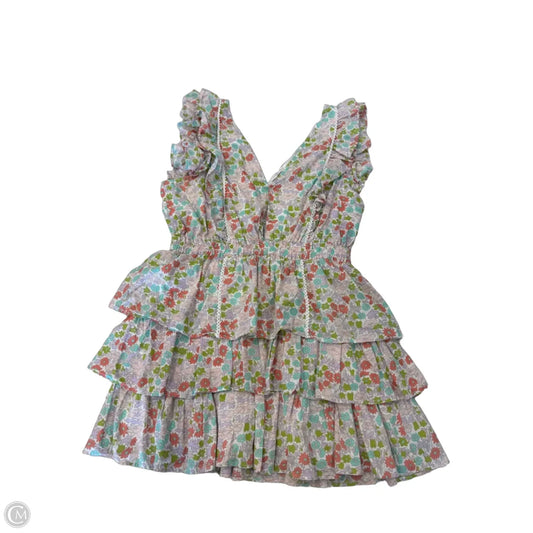 Dress Casual Short By Clothes Mentor In Floral Print, Size: L