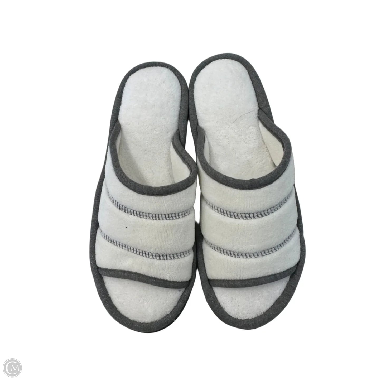 Slippers By Isotoner In White, Size: 8.5