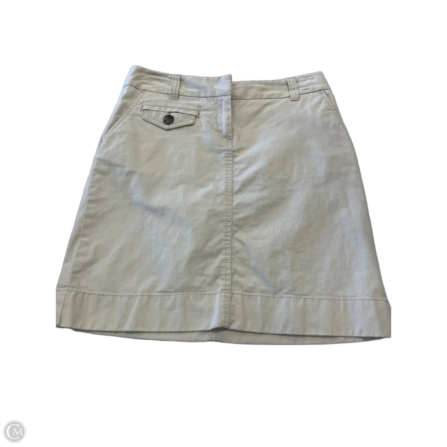 Skirt Midi By Ann Taylor In Tan, Size: 0