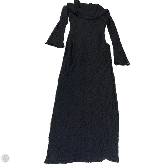 Dress Casual Maxi By Zara In Black, Size: L