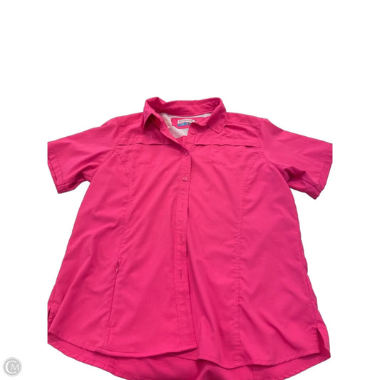 Athletic Top Short Sleeve By Magellan In Pink, Size: Xl