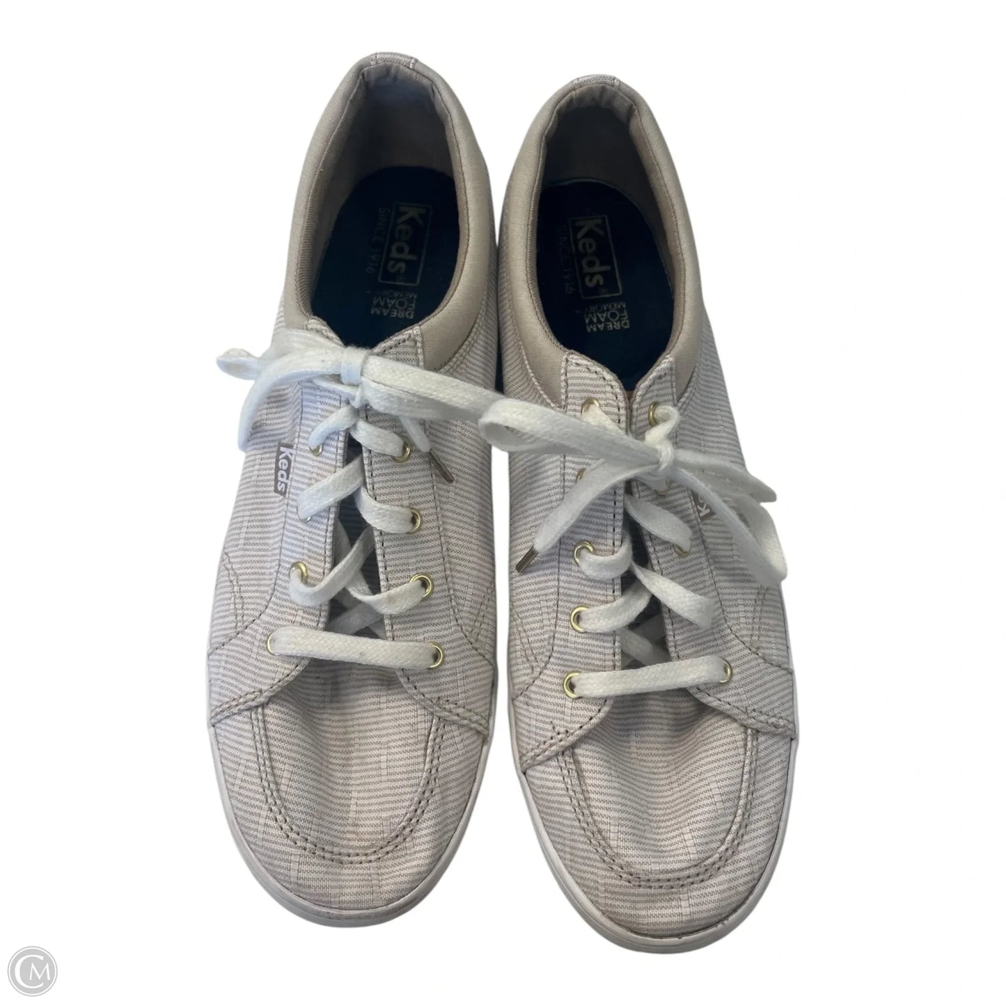 Shoes Sneakers By Keds In Cream, Size: 9