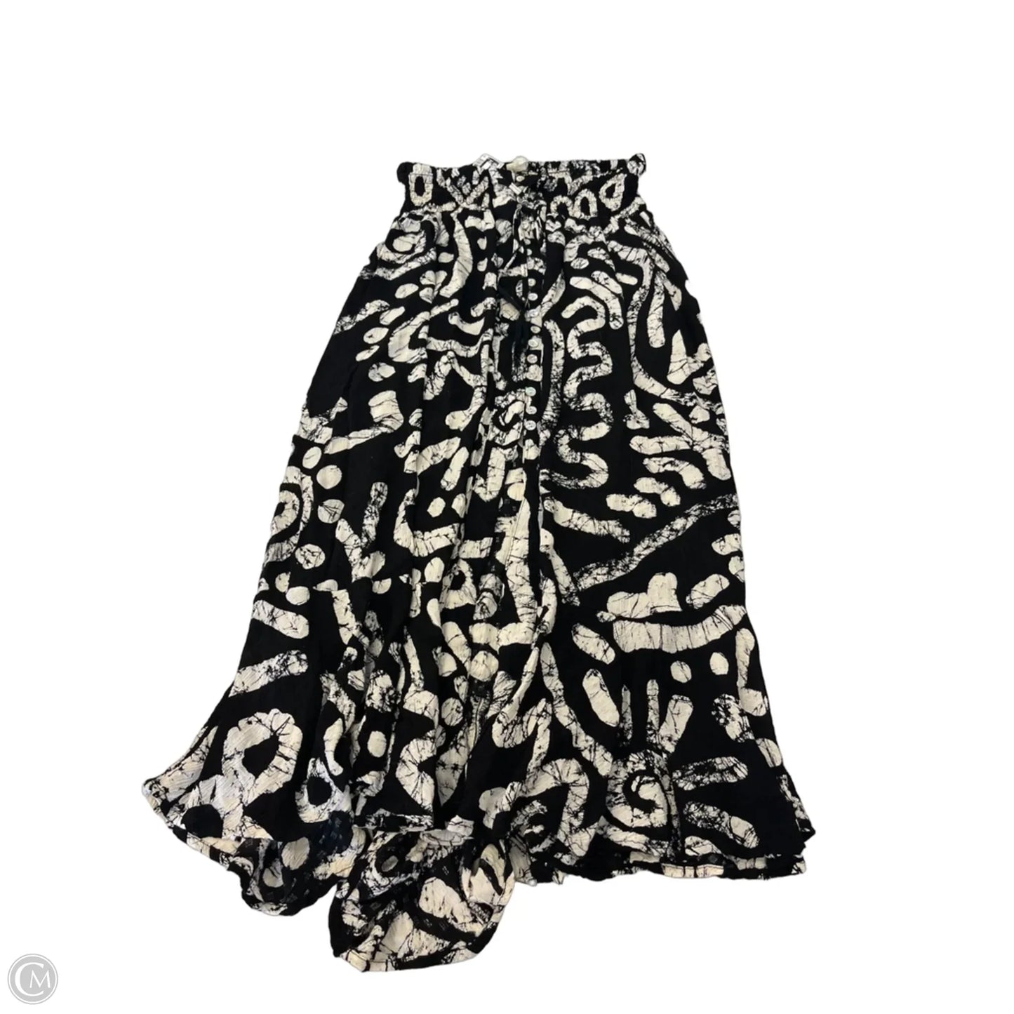 Skirt Maxi By Haute Hippie In Black & White, Size: Xs