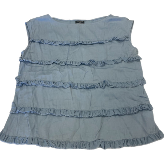 Top Sleeveless By Talbots In Blue, Size: Mp