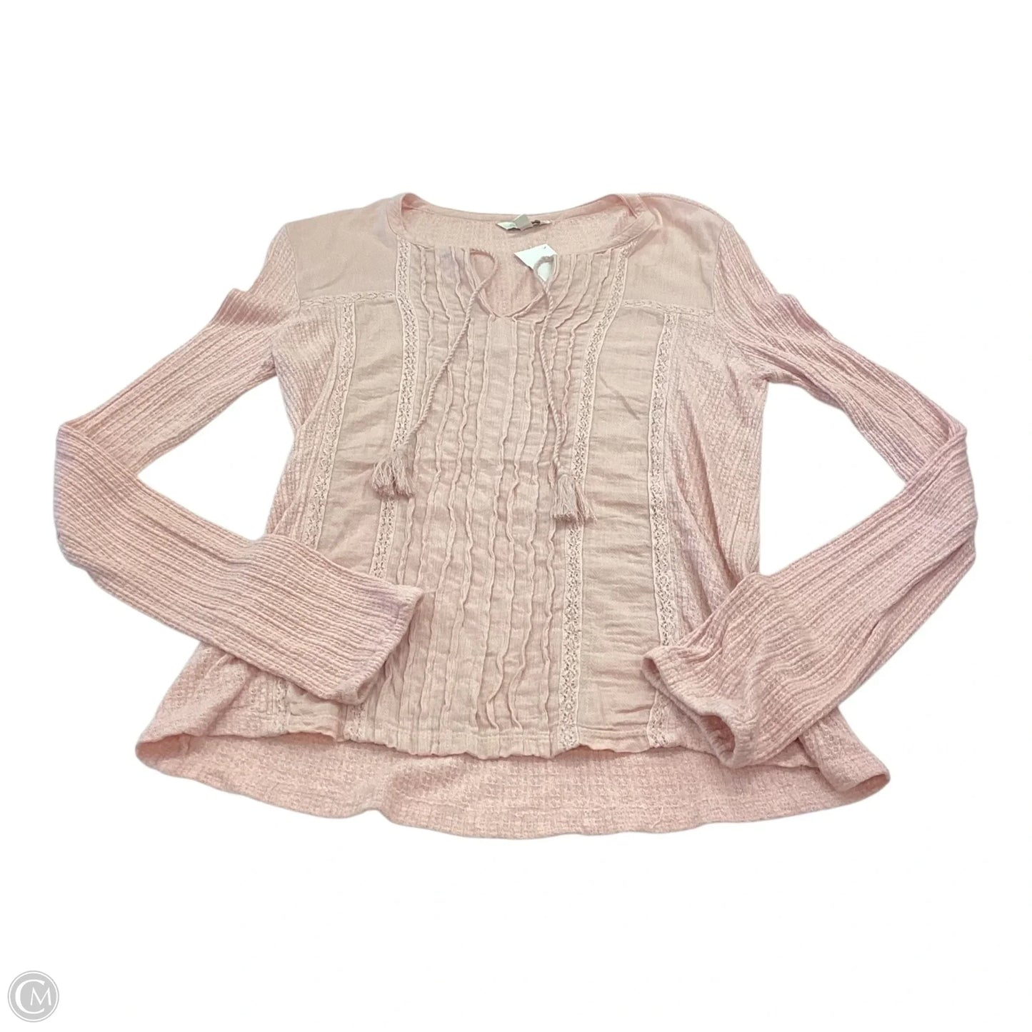 Top Long Sleeve By Lucky Brand In Pink, Size: Sp