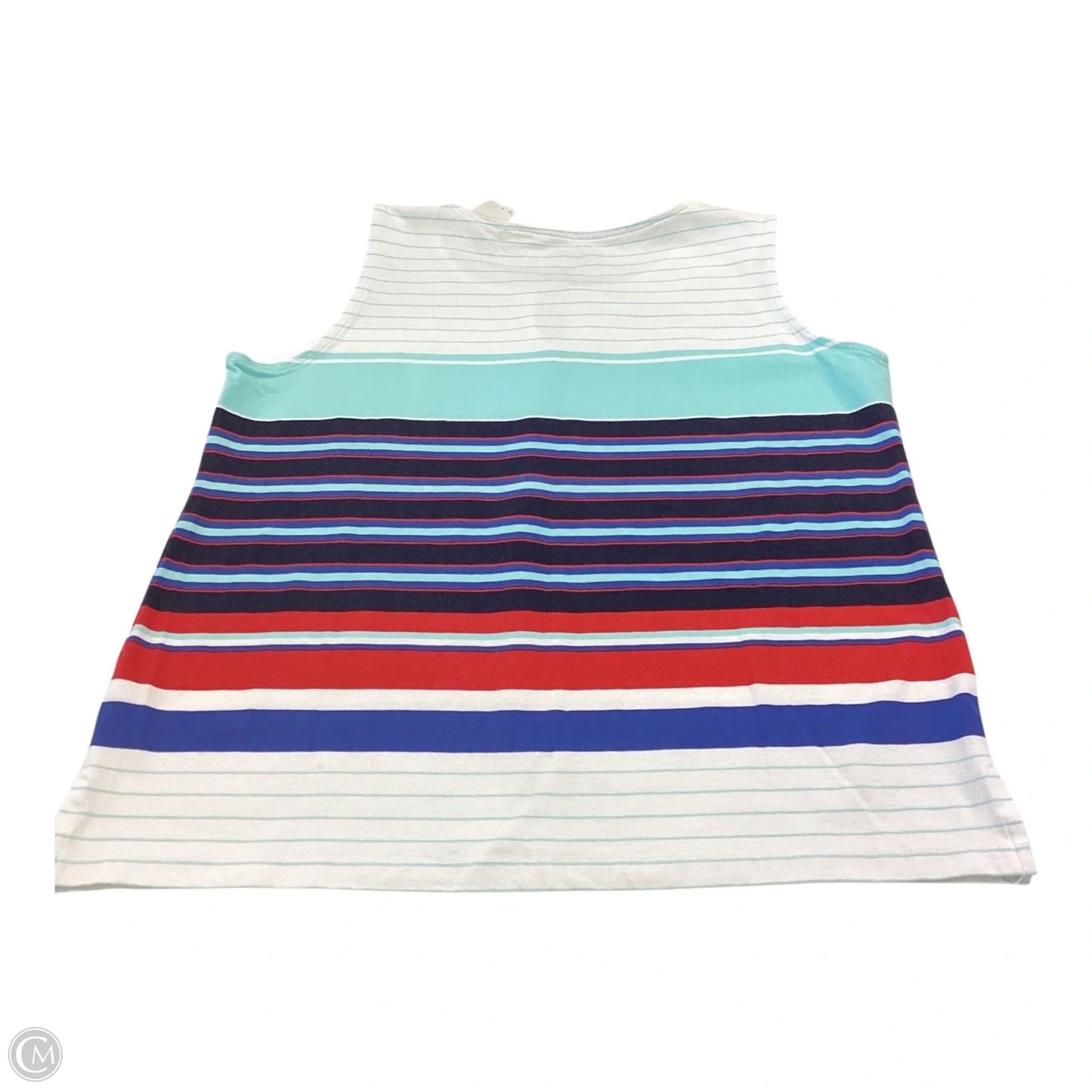 Top Sleeveless By Talbots In Striped Pattern, Size: Sp