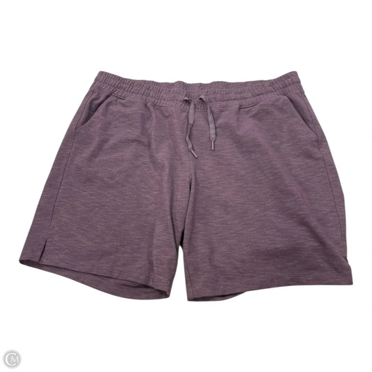 Athletic Shorts By Mondetta In Purple, Size: 1x