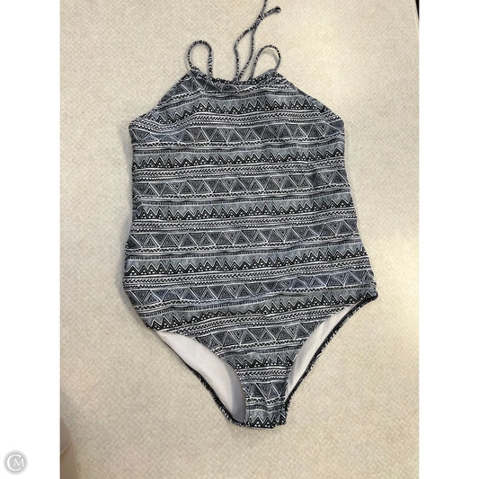 Swimsuit By Clothes Mentor In Black & White, Size: Xl