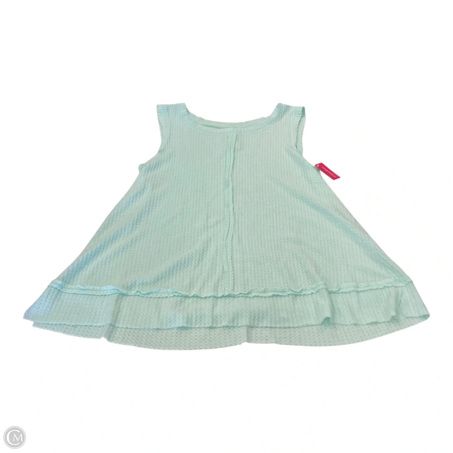 Top Sleeveless By Xhilaration In Green, Size: L