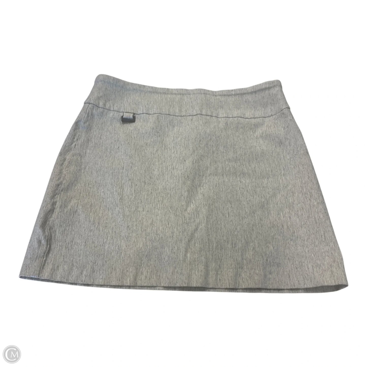Skort By Clothes Mentor In Grey, Size: Mp
