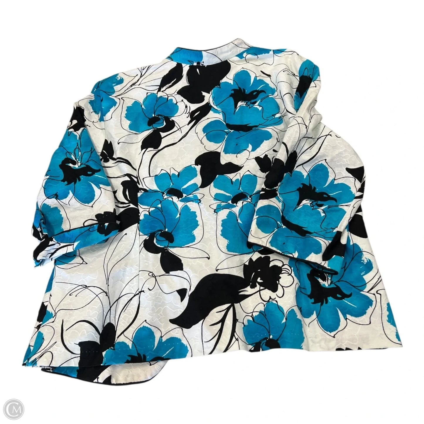 Blazer By Dressbarn In Floral Print, Size: 3x