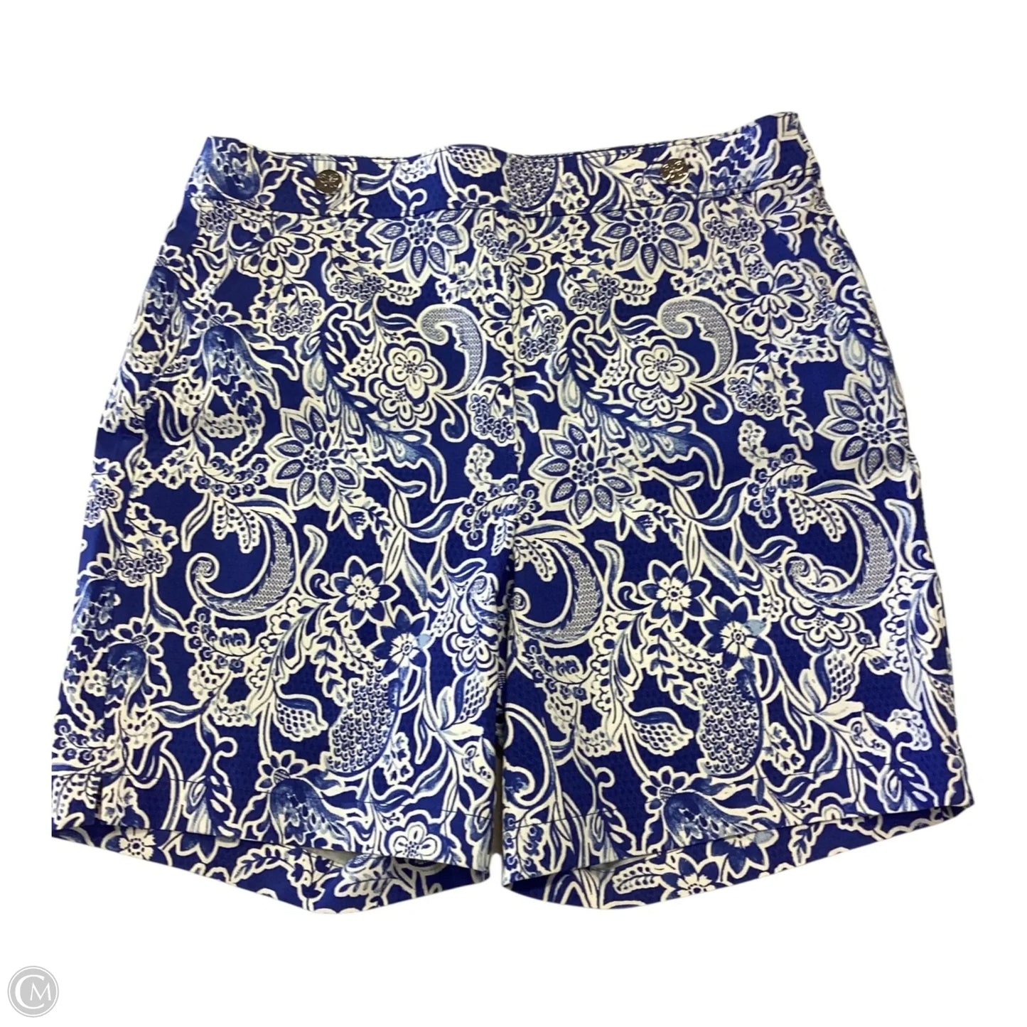 Shorts By Rafaella In Blue & White, Size: 8