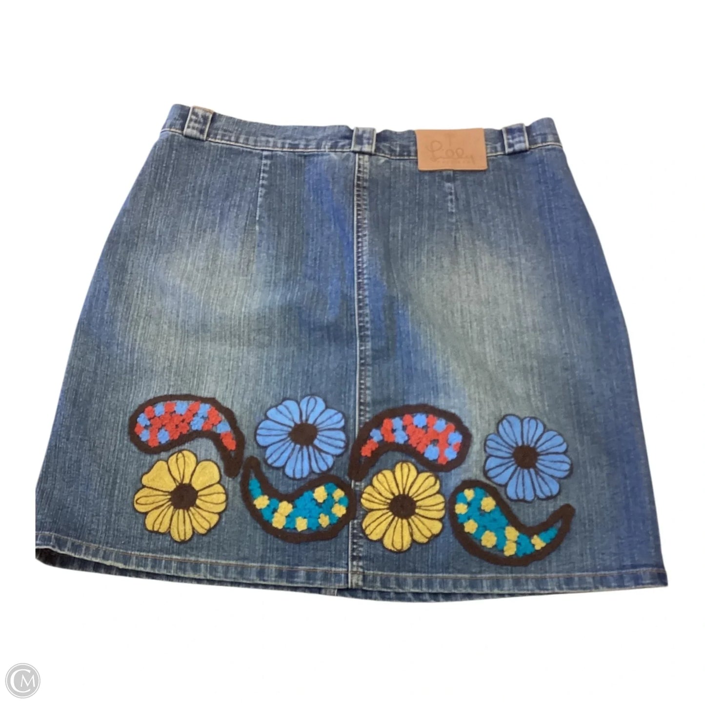 Skirt Designer By Lilly Pulitzer In Blue Denim, Size: 4