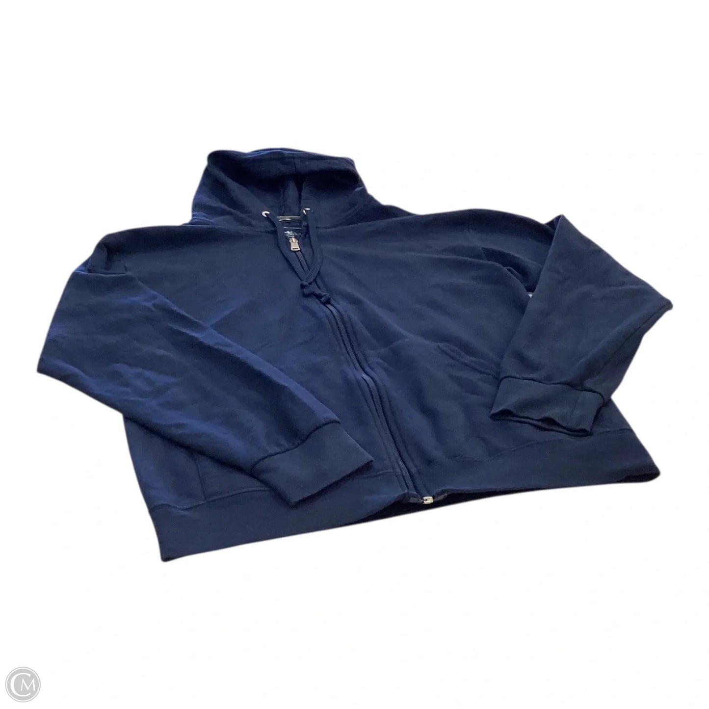 Sweatshirt Hoodie By Athletic Works In Navy, Size: S