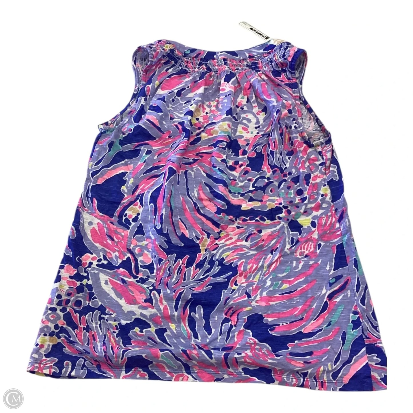 Top Sleeveless Designer By Lilly Pulitzer In Pink & Purple, Size: Xs