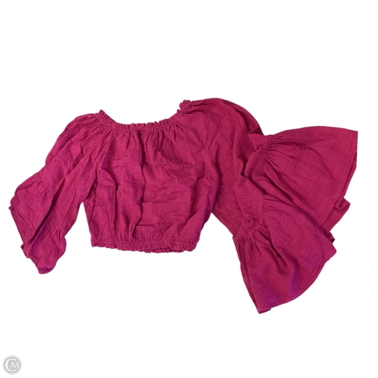 Top 3/4 Sleeve By Olivaceous In Pink, Size: Xl