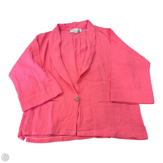 Blazer By Vintage Havana In Pink, Size: L