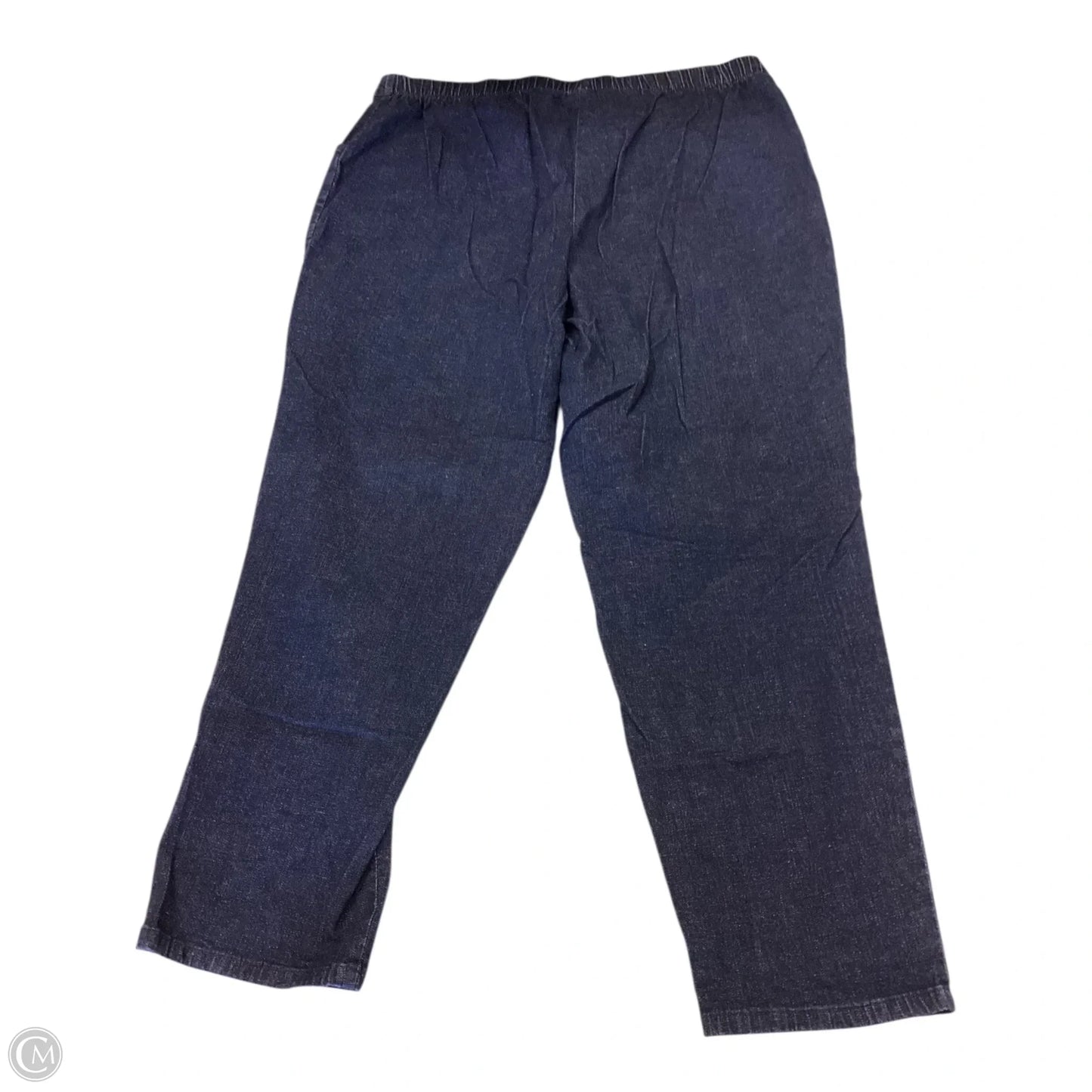 Jeans Straight By Hanes In Blue Denim, Size: 2x