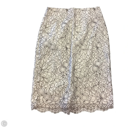 Skirt Midi By Loft In Floral Print, Size: 0