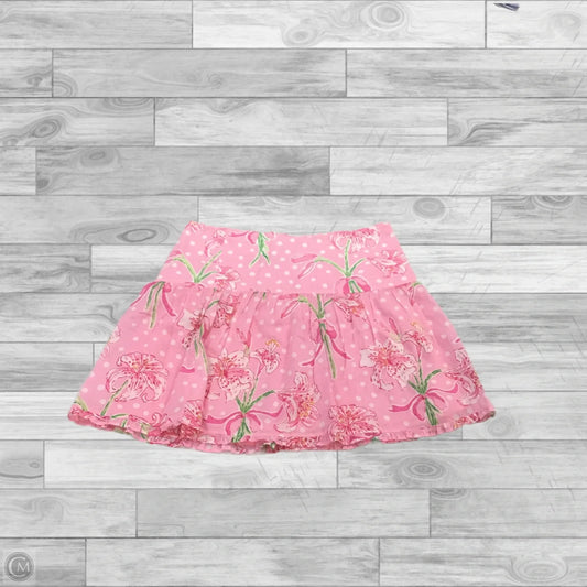 Skirt Designer By Lilly Pulitzer In Floral Print, Size: 4