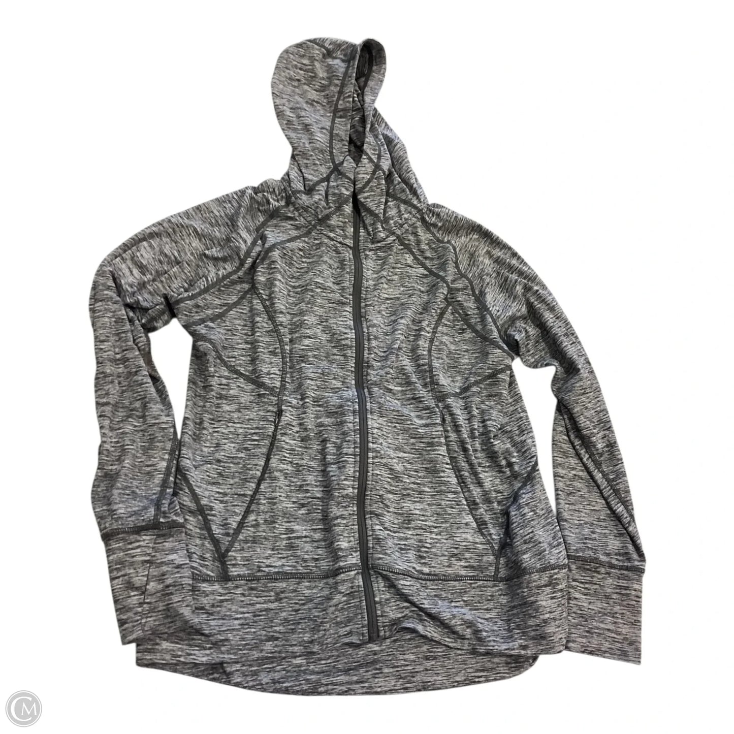 Athletic Sweatshirt Hoodie By Eddie Bauer In Grey, Size: Xl