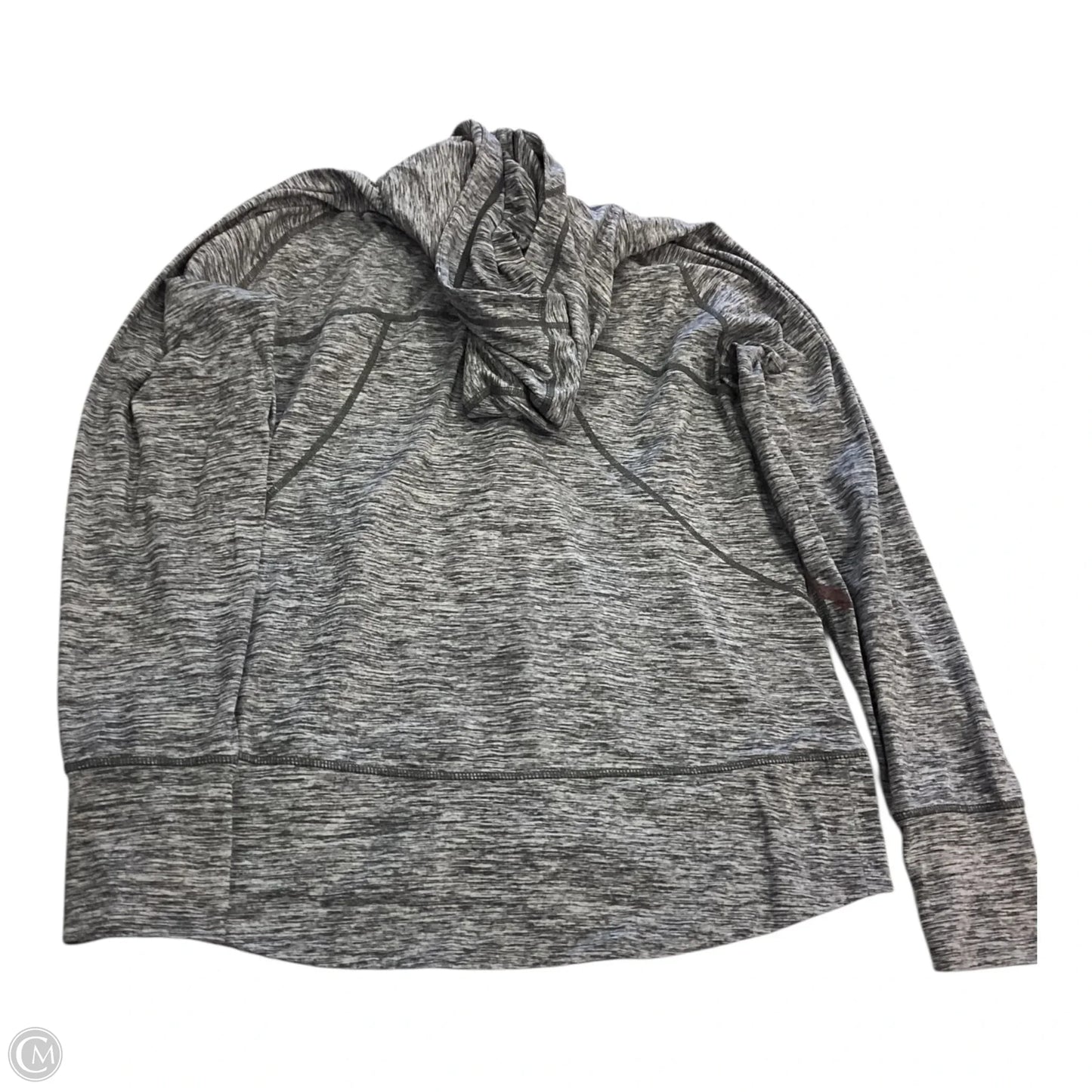 Athletic Sweatshirt Hoodie By Eddie Bauer In Grey, Size: Xl