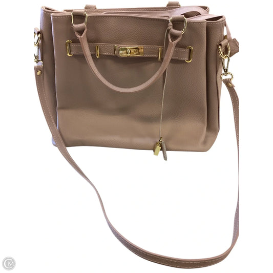 Handbag Leather By Clothes Mentor, Size: Large