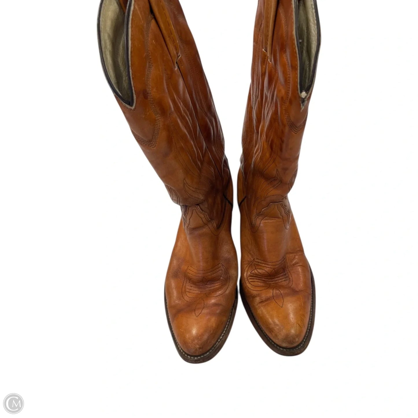 Boots Designer By Frye In Brown, Size: 8.5