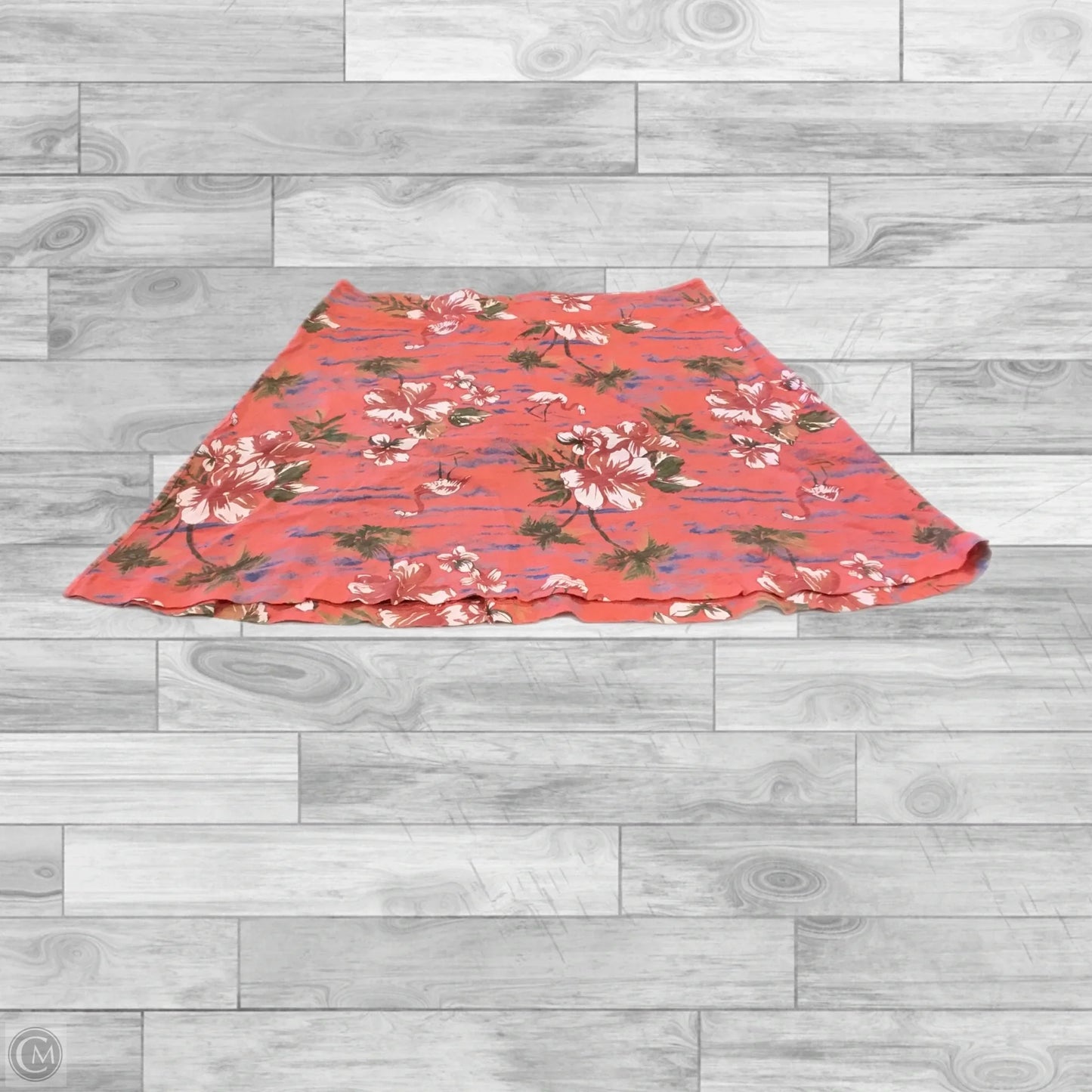 Skirt Mini & Short By Fresh Produce In Floral Print, Size: L