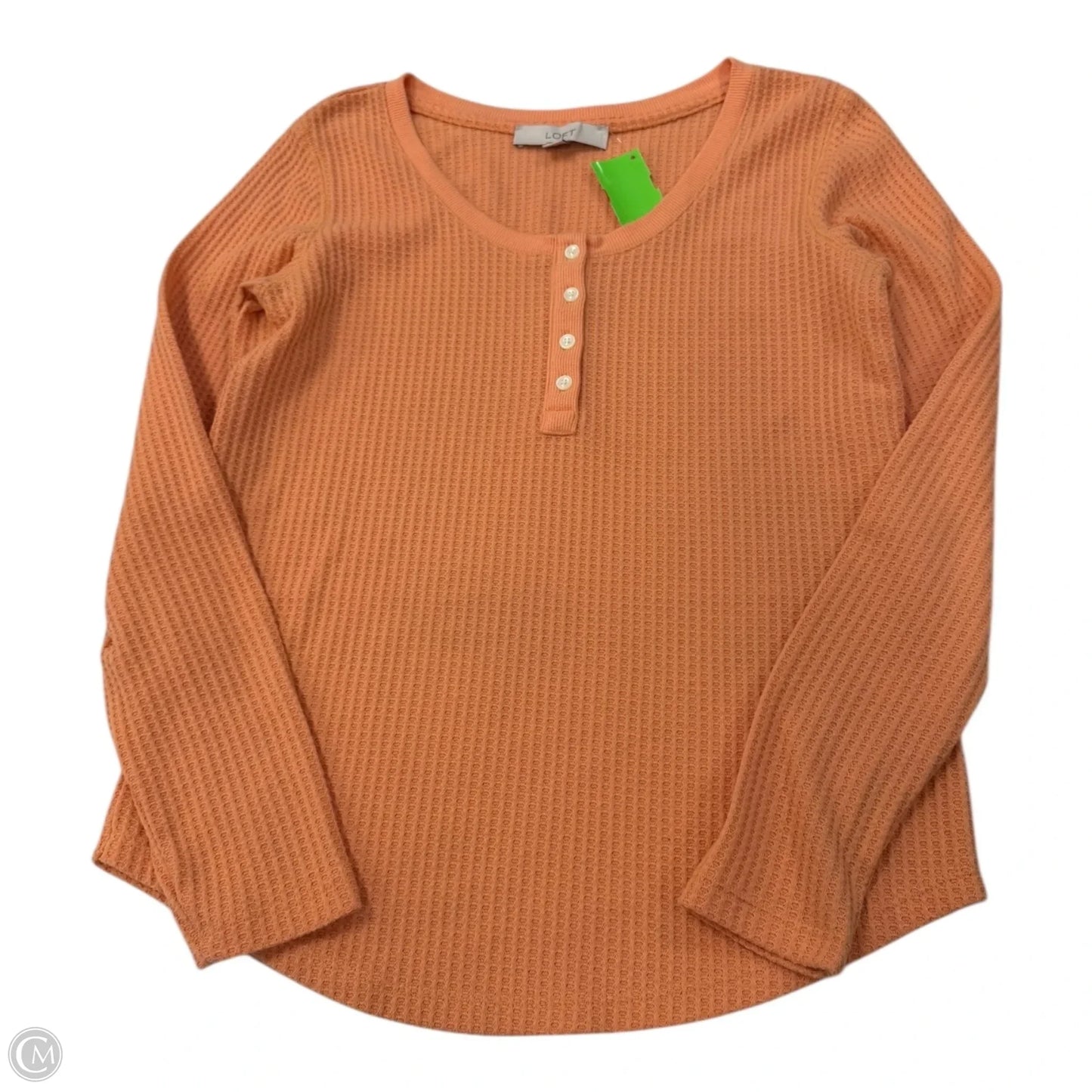 Top Long Sleeve By Loft In Orange, Size: S