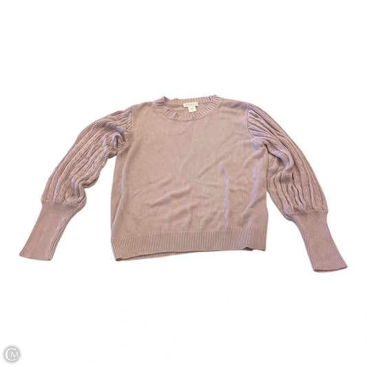 Sweater By Cynthia Rowley In Mauve, Size: Xl
