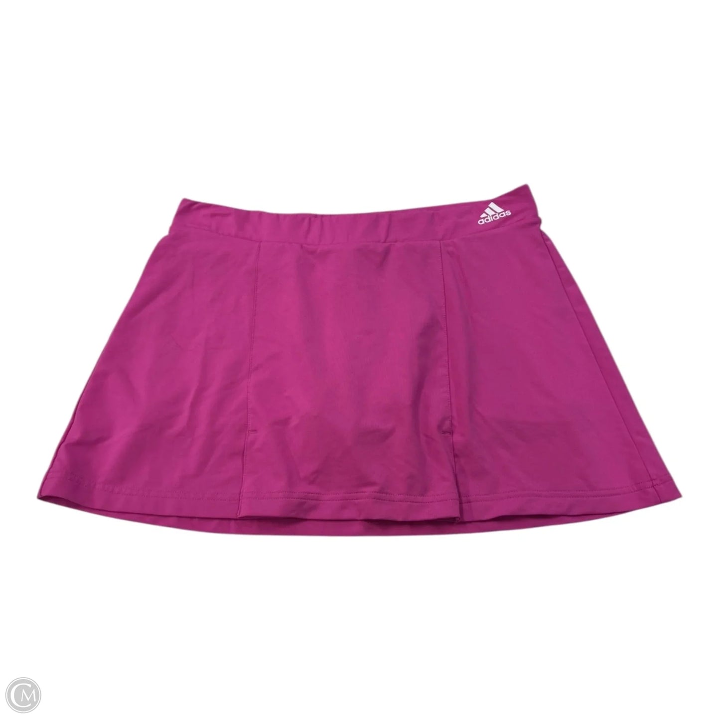 Athletic Skort By Adidas In Pink, Size: M
