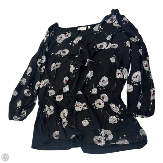 Top 3/4 Sleeve By Deletta In Multi-colored, Size: S