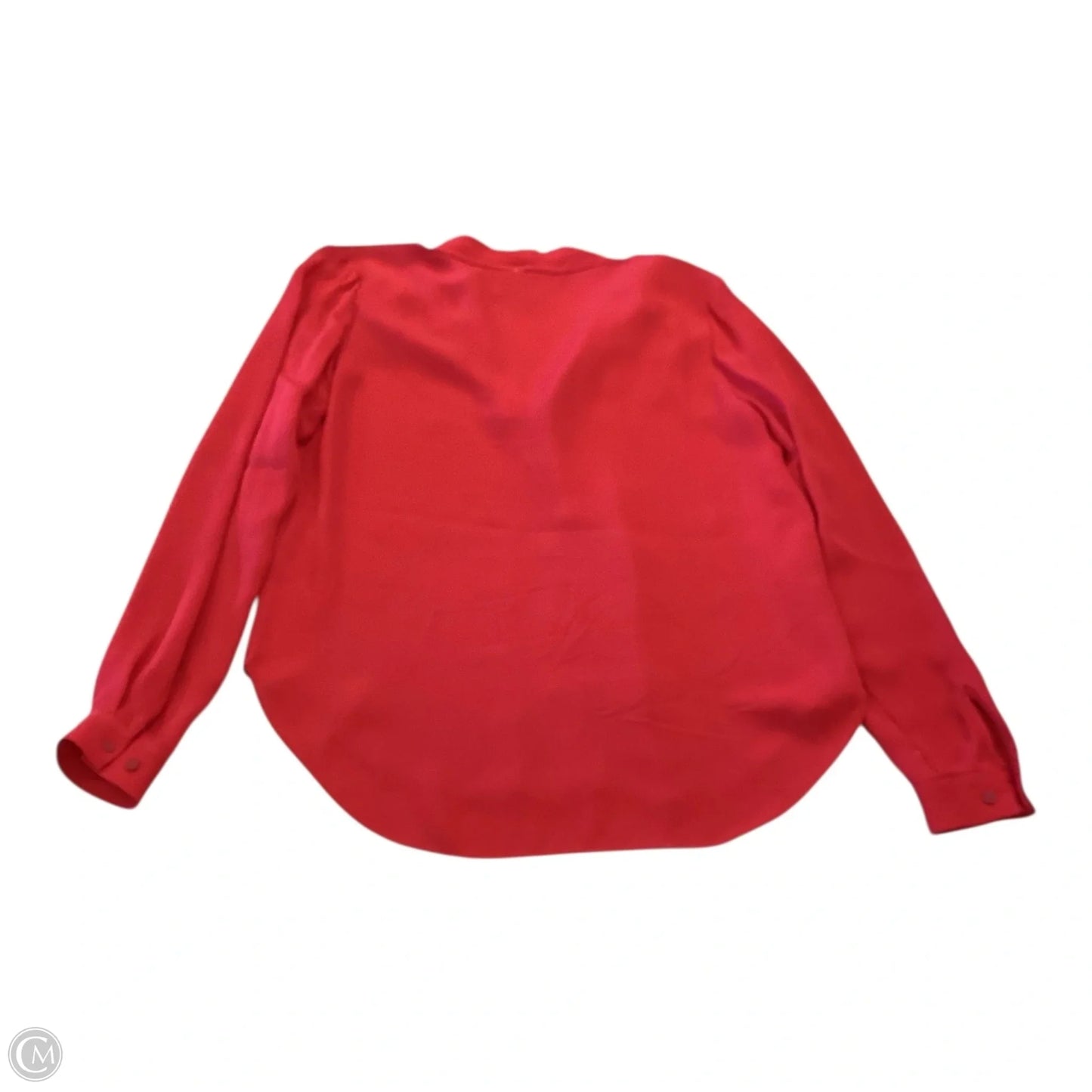 Top Long Sleeve By Elie Tahari In Red, Size: Xs