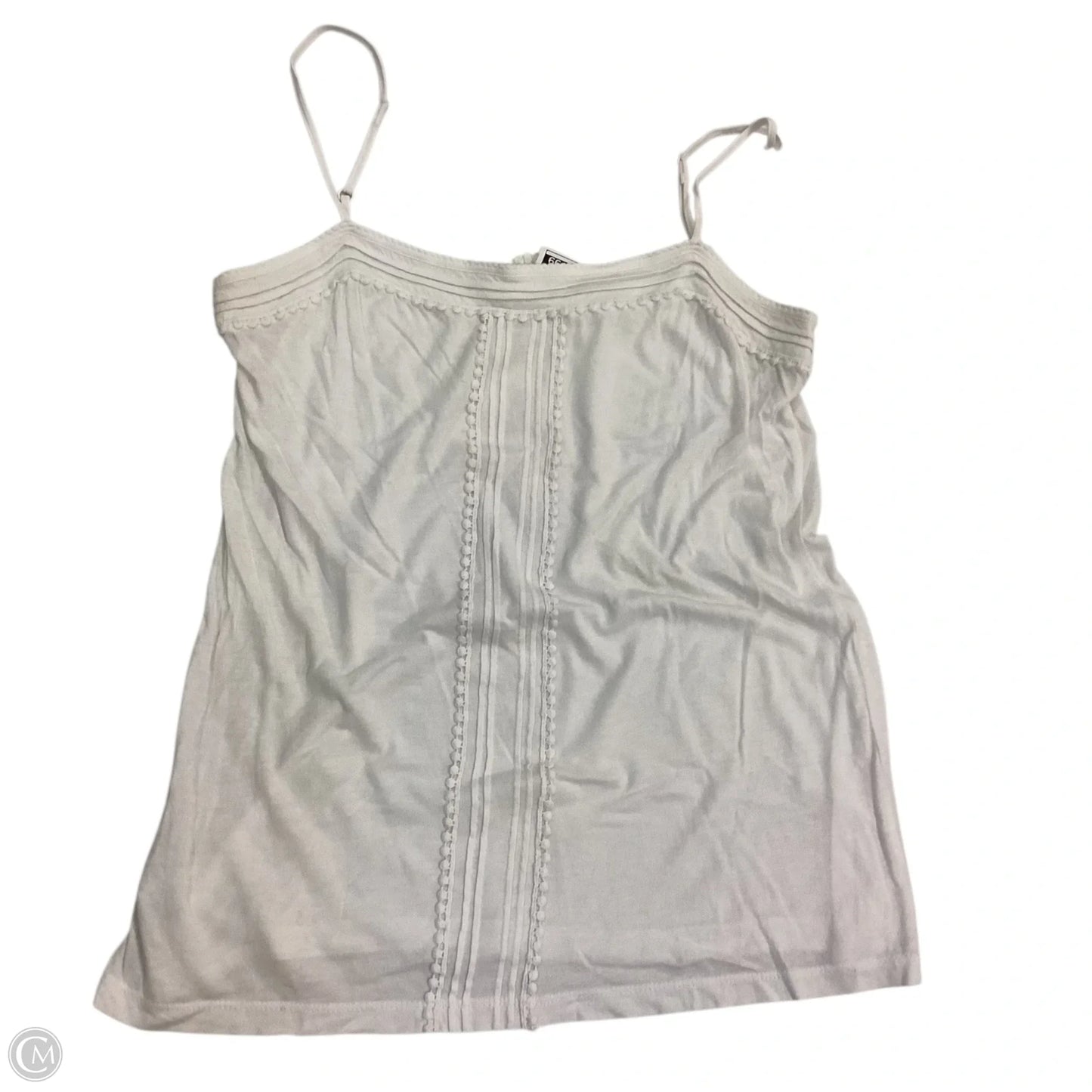 Top Sleeveless By Loft In White, Size: M