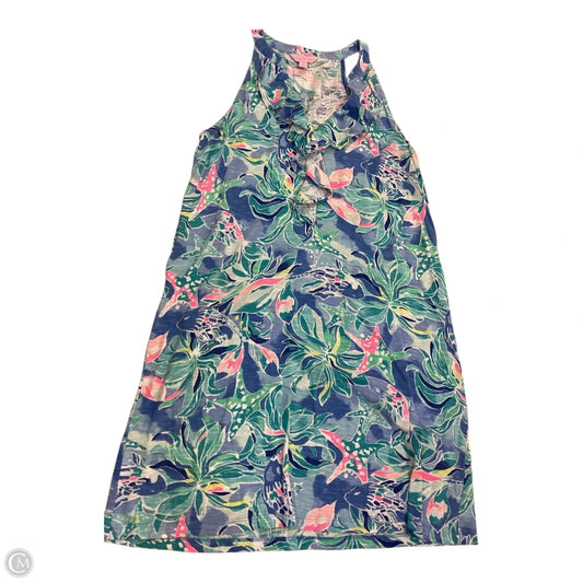 Dress Designer By Lilly Pulitzer In Blue & Pink, Size: M