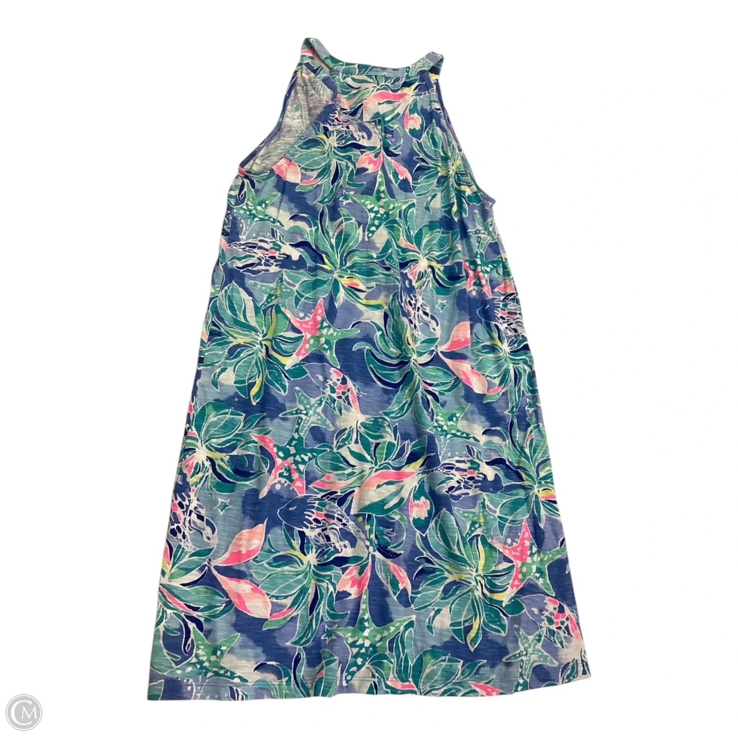 Dress Designer By Lilly Pulitzer In Blue & Pink, Size: M