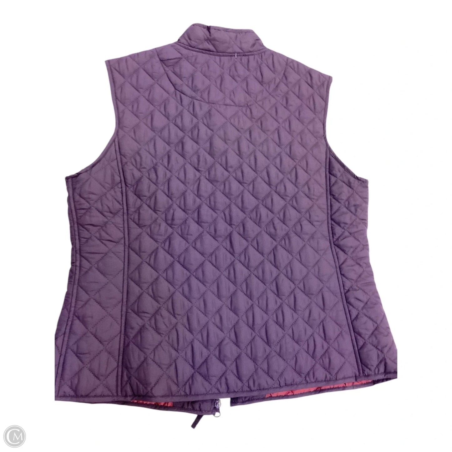 Vest Puffer & Quilted By Relativity In Purple, Size: Xl