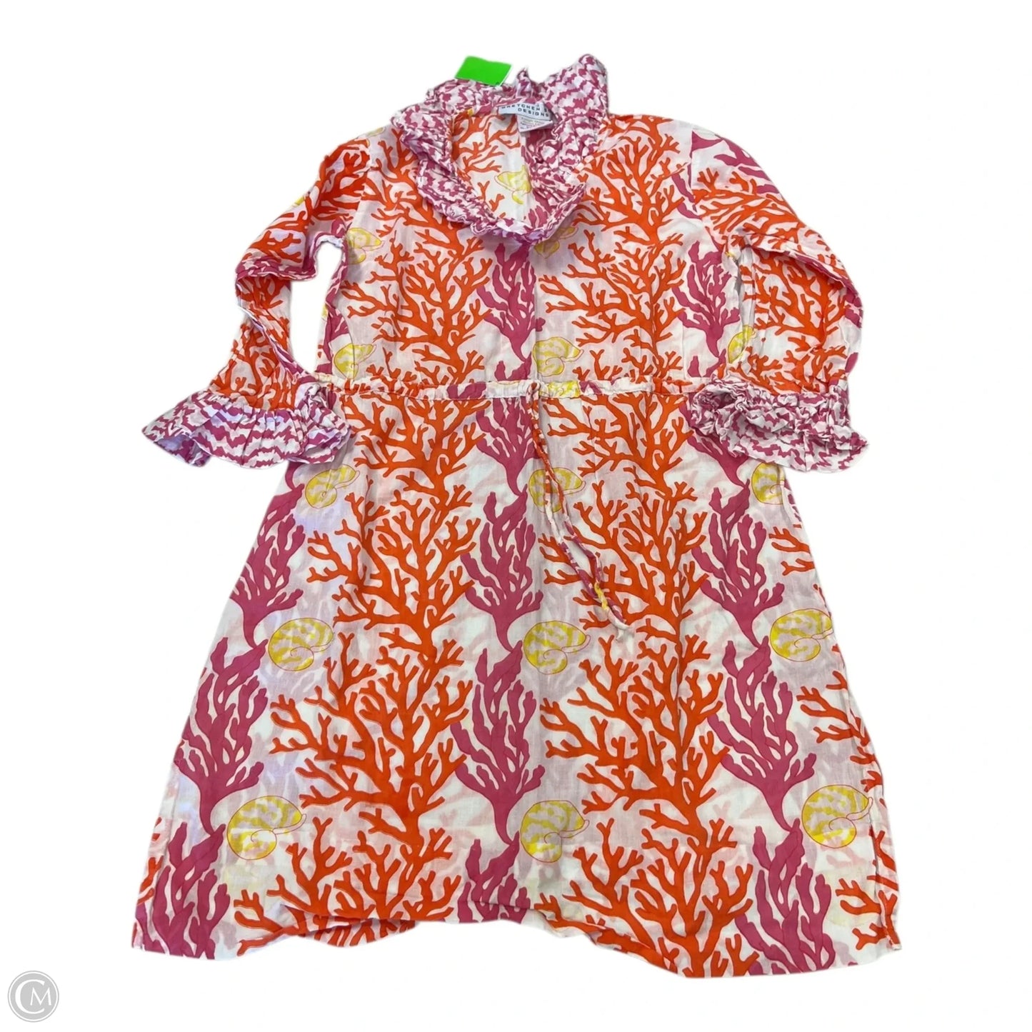 Dress Casual Midi By Gretchen Scott In Tropical Print, Size: S