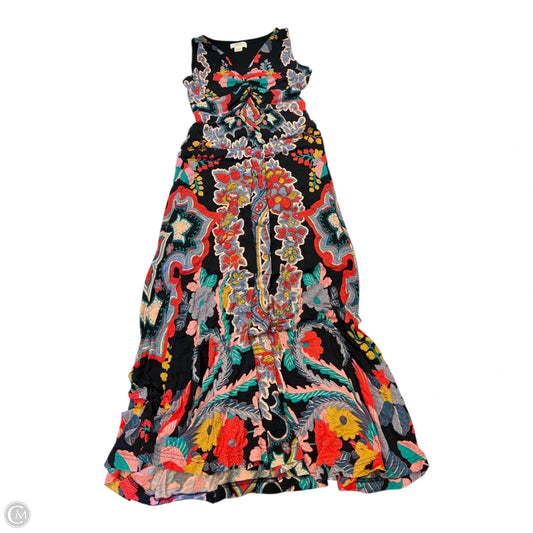 Dress Casual Maxi By Maeve In Floral Print, Size: S