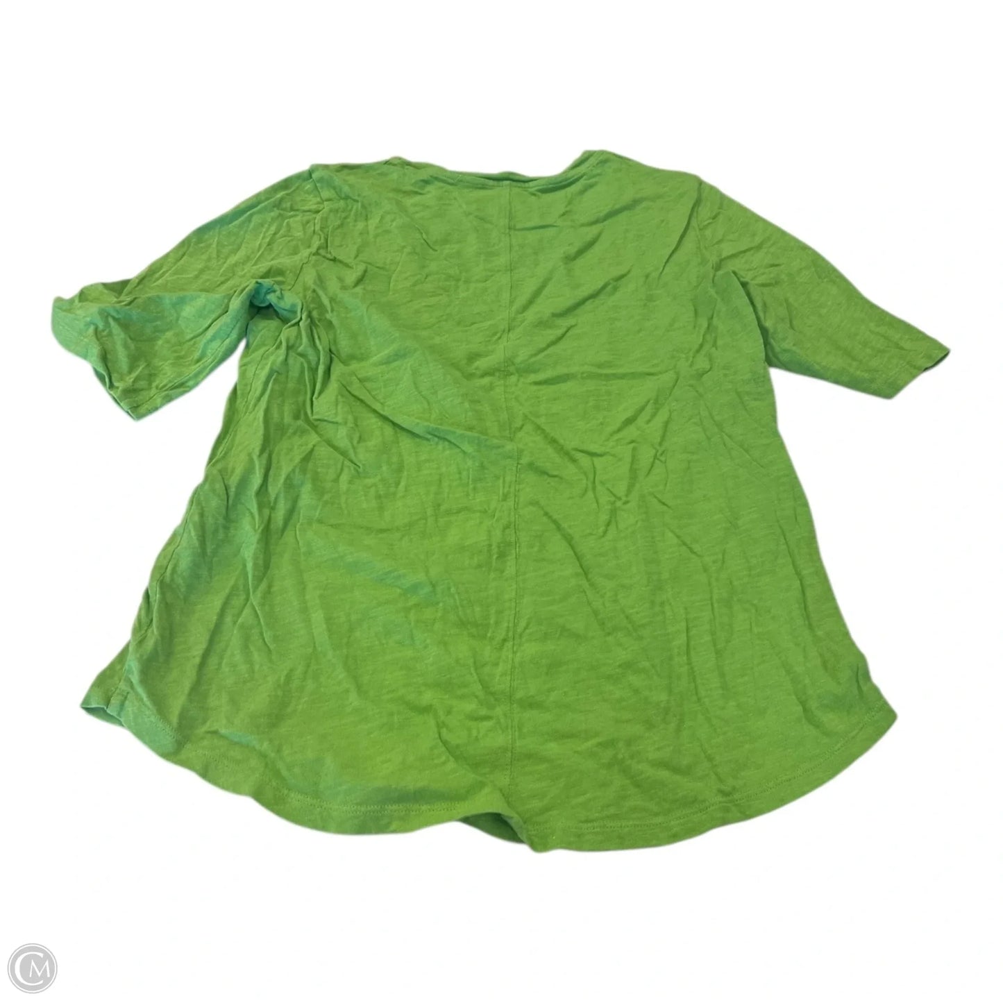 Top Short Sleeve By Eileen Fisher In Green, Size: Xs