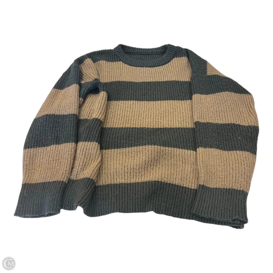 Sweater By Clothes Mentor In Striped Pattern, Size: S